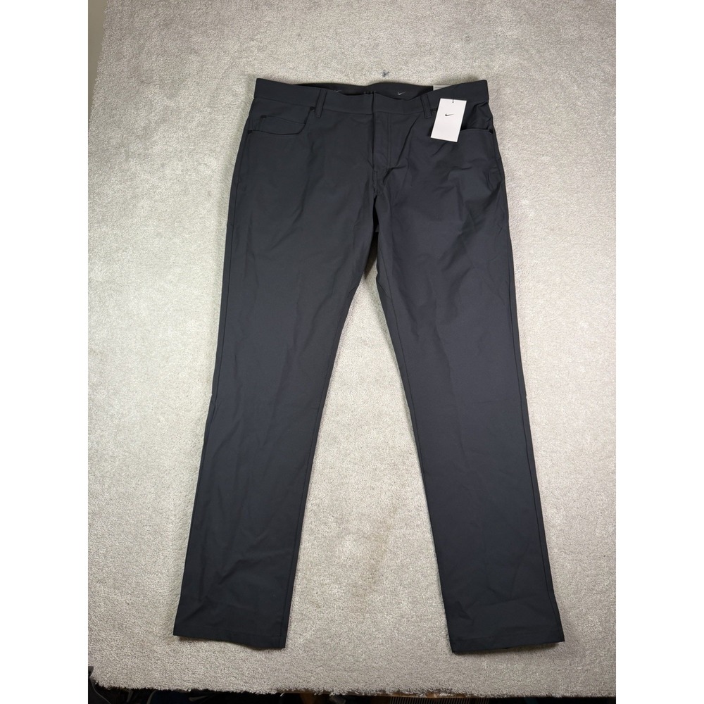 Nike Repel Tour 5-Pocket Slim-Fit Black Golf Pants FD5615-010 Men's 38x34 New